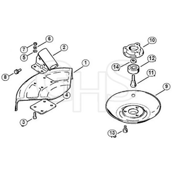 Genuine Stihl FS65 AVRE / H - Deflector