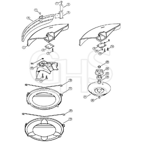 Genuine Stihl FS66 / M - Deflector