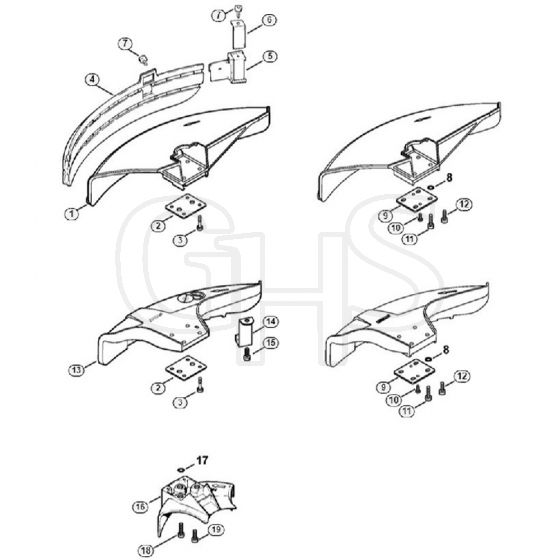 Genuine Stihl FS83 R / O - Deflector