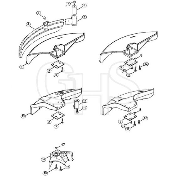 Genuine Stihl FS83 T / O - Deflector