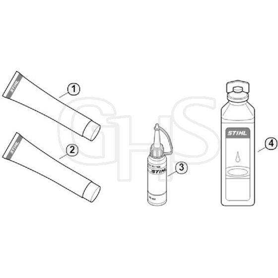 Genuine Stihl FS85 R / AK - Miscellaneous lubricants and greases