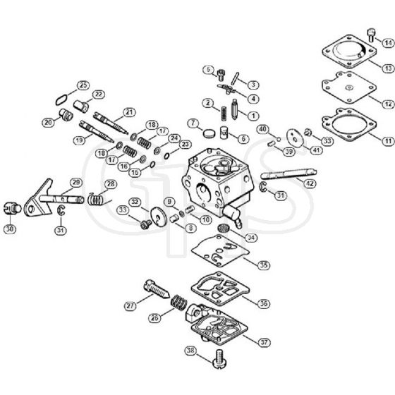 Genuine Stihl FS88 / G - Carburetor WT-367