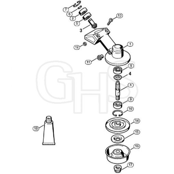 Genuine Stihl FS88 / L - Gear head