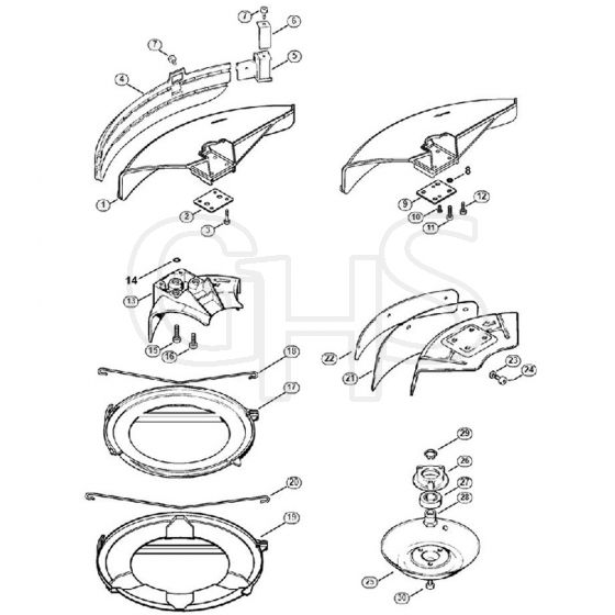 Genuine Stihl FS96 / J - Deflector