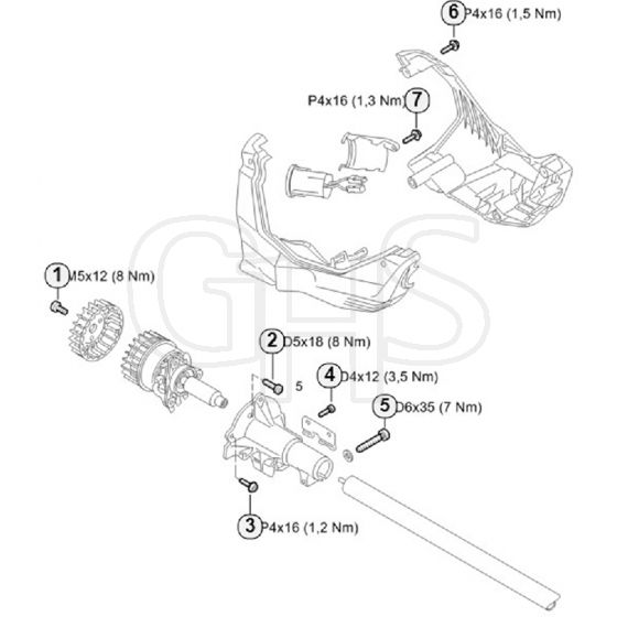 Genuine Stihl FSA130 / J - Tightening torques