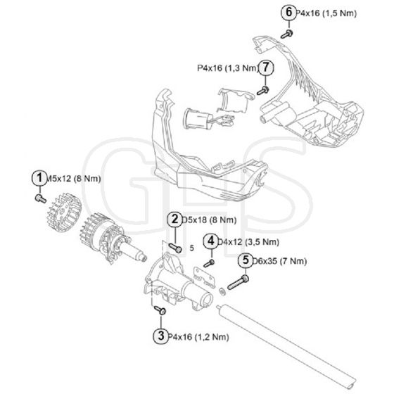 Genuine Stihl FSA130 R / J - Tightening torques