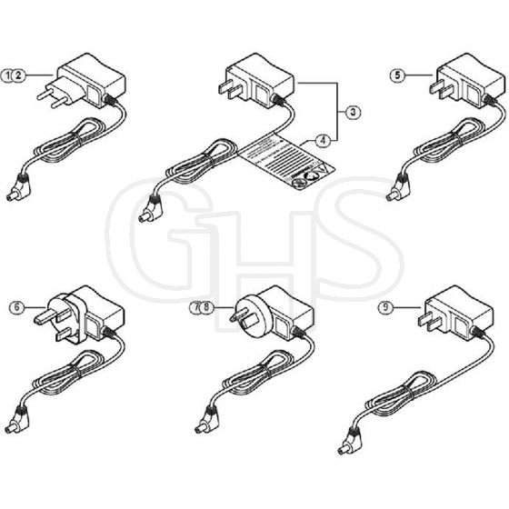 Genuine Stihl FSA45 / C - Charging cable