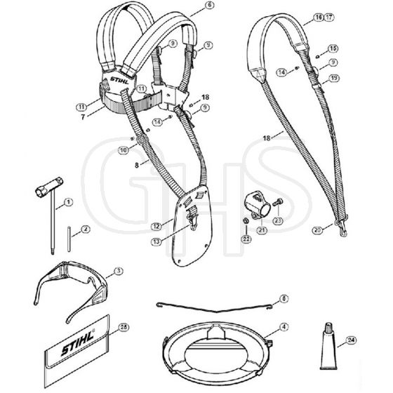 Genuine Stihl FSA90 / F - Tools, Extras