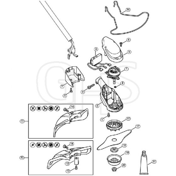 Genuine Stihl FSA90 R / E - Electric motor