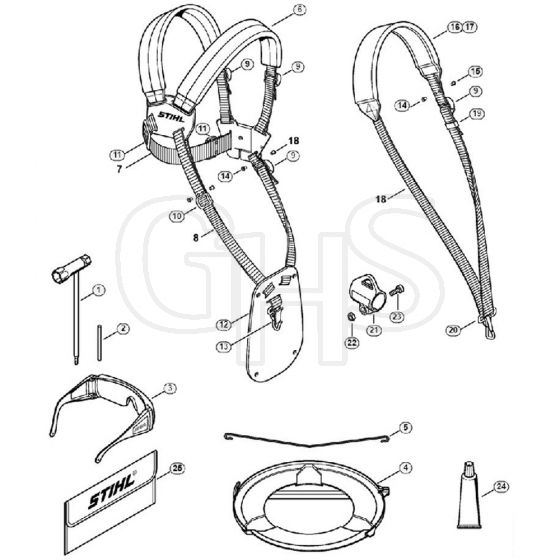 Genuine Stihl FSA90 R / F - Tools, Extras