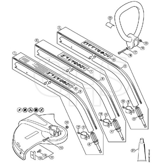 Genuine Stihl FSE60 / B - Drive tube assembly