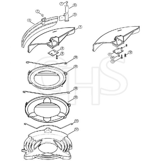 Genuine Stihl FSE65 / E - Deflector