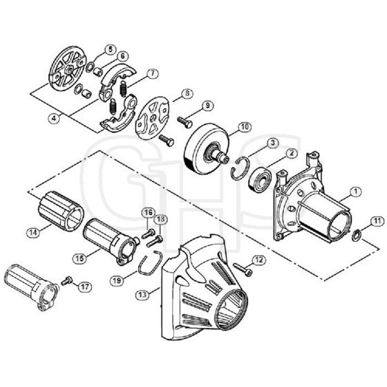 Genuine Stihl FT250 / L - Clutch housing