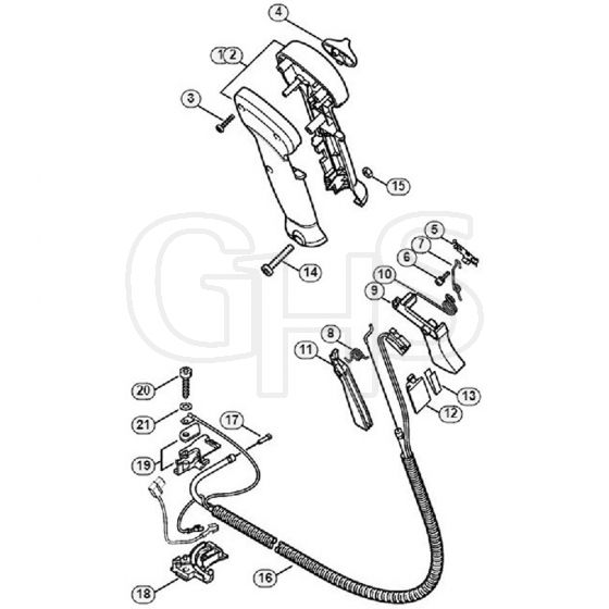 Genuine Stihl FT250 / N - Bike handle