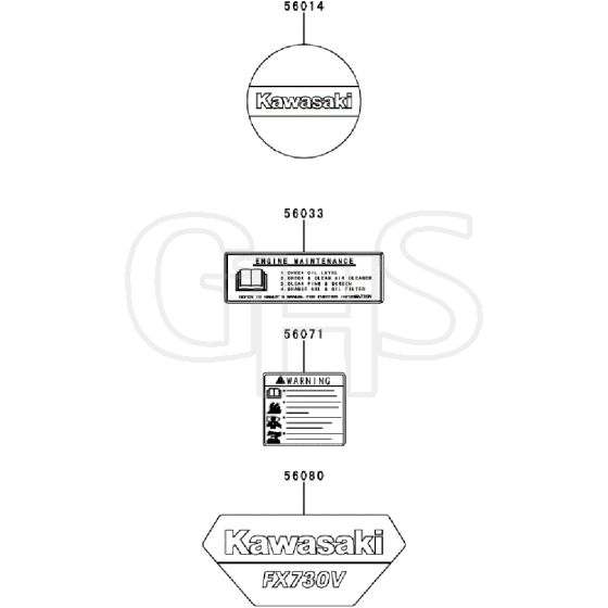 Countax Fx730V Es04 Fx730V Fs04 - 12 Label