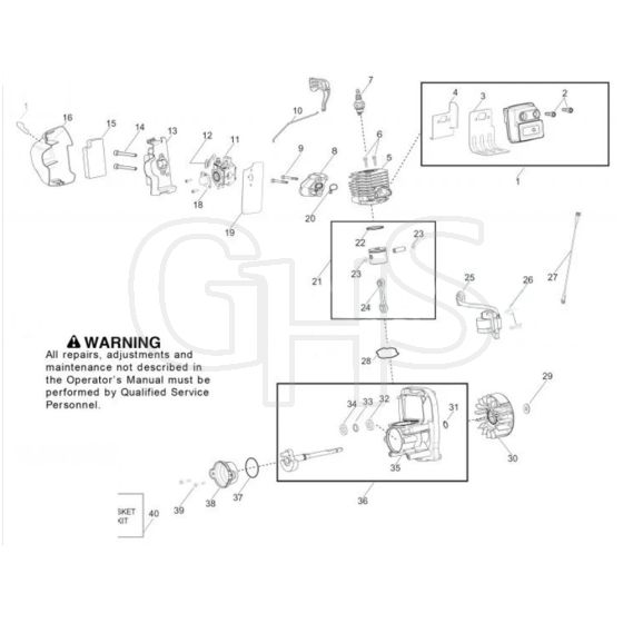 McCulloch GB 320 - - Engine Parts Diagram | GHS