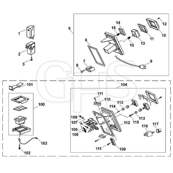 Viking GE 110 - Switch - Parts Diagram