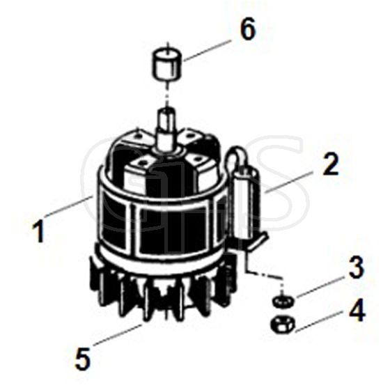 Viking GE 115 - Engine - Parts Diagram