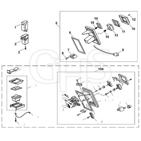 Viking GE 115 - Switch - Parts Diagram