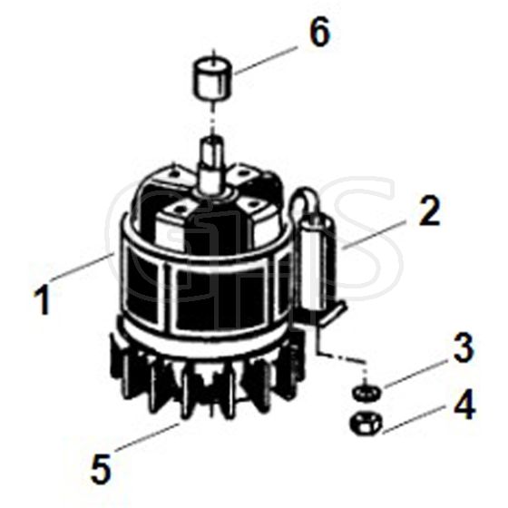 Viking GE 220 - Engine - Parts Diagram