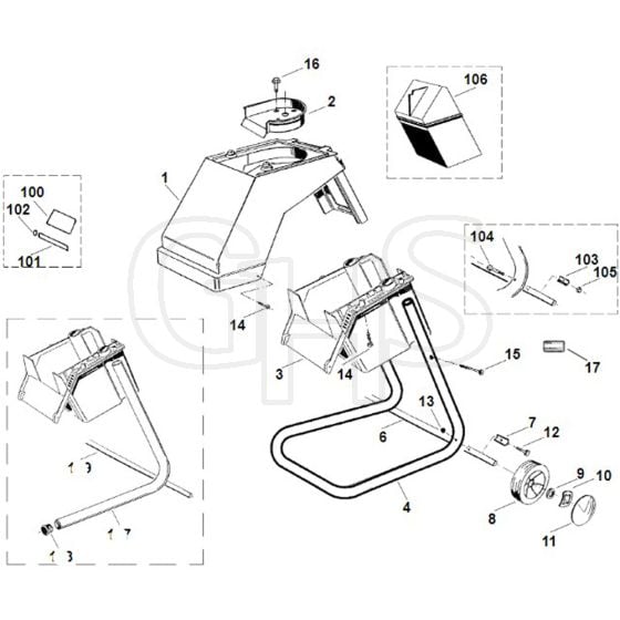 Viking GE 220 - Housing - Parts Diagram