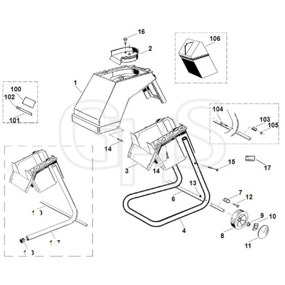 Viking GE 230 - Housing - Parts Diagram