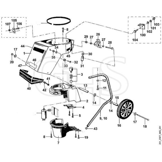 Viking GE 330 - Housing - Parts Diagram