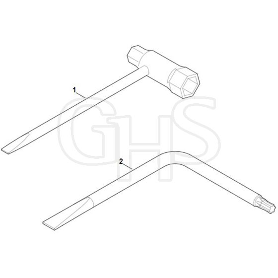 Viking GE 355 - Tools - Parts Diagram