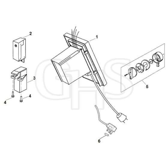 Viking GE 365 - Switch - Parts Diagram