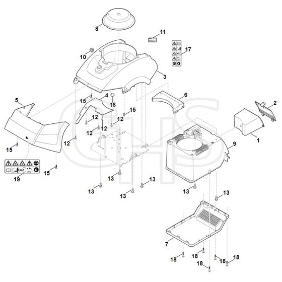 Viking GE 420 - Housing - Parts Diagram