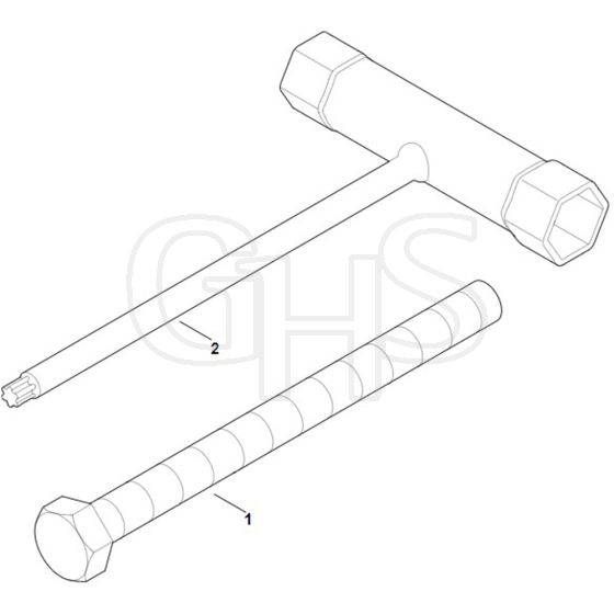 Viking GE 420 - Tools - Parts Diagram