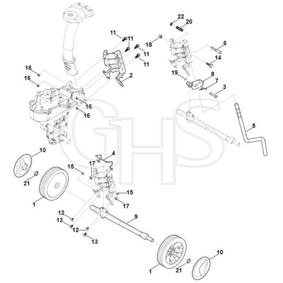 Viking HB445.2 - Chassis - Parts Diagram