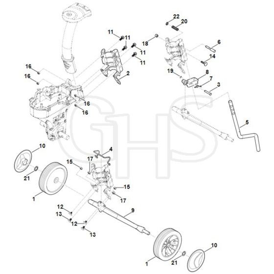 Viking HB585.1 - Chassis - Parts Diagram