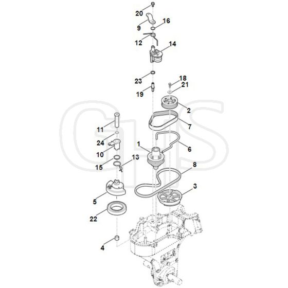 Viking HB585.1 - Drive - Parts Diagram