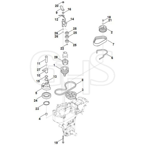 Viking HB685.0 - Drive - Parts Diagram