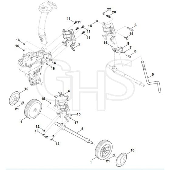 Viking HB685.1 - Chassis - Parts Diagram