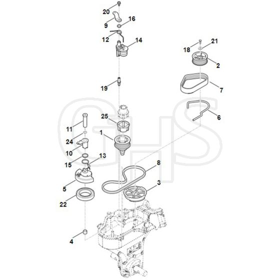 Viking HB685.1 - Drive - Parts Diagram