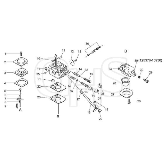 Carburettor (S/N 047407 and after)