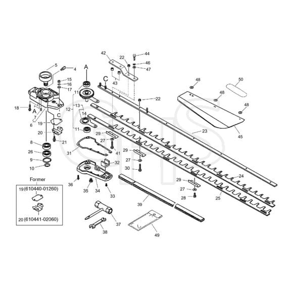 Gear Case, Cutter, Tools