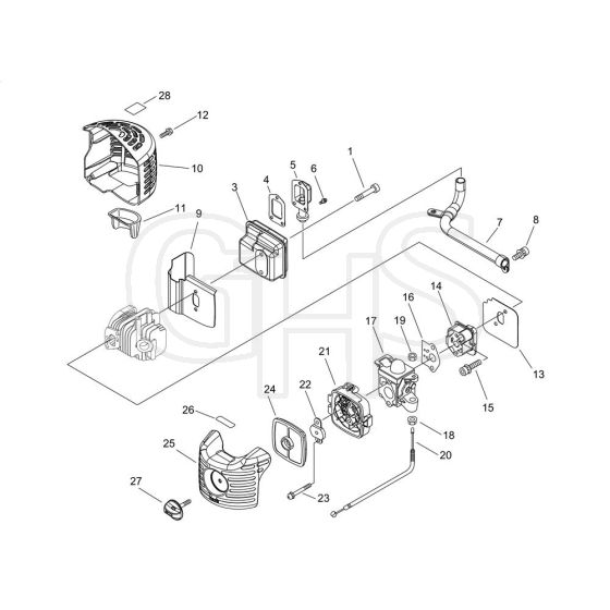 Air Cleaner, Carburettor, Muffler