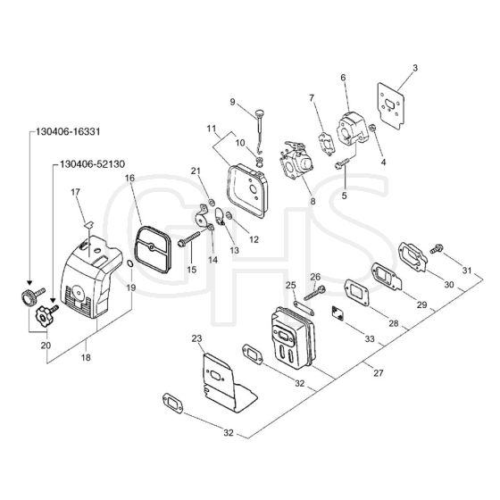 Air Cleaner, Muffler