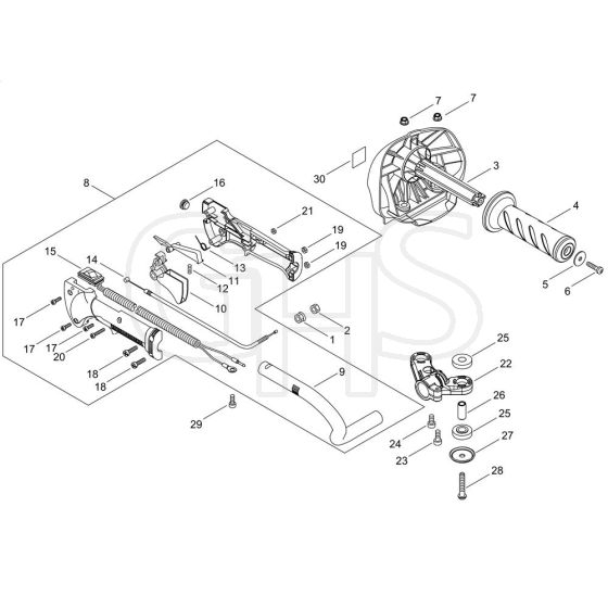 Main Pipe, Handle