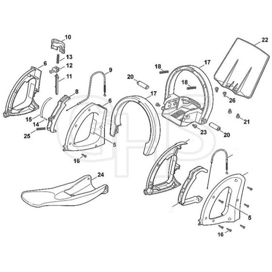 Viking HE550 - Controls - Parts Diagram