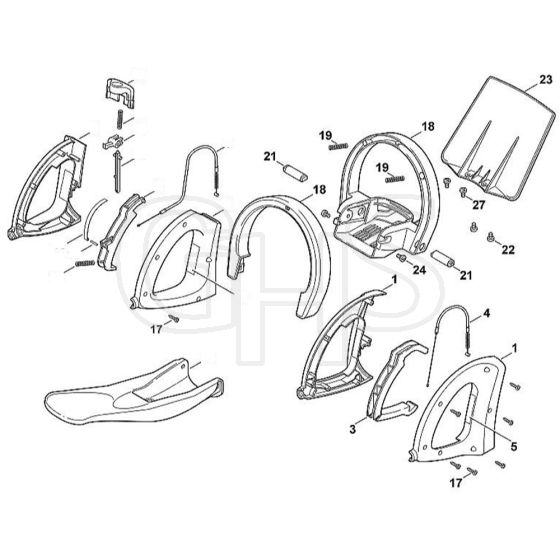 Viking HE600 - Controls - Parts Diagram