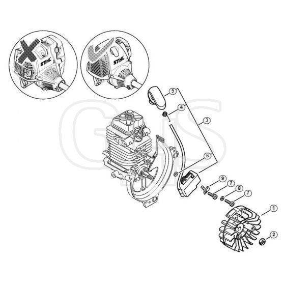 Genuine Stihl HL100 / E - Ignition system