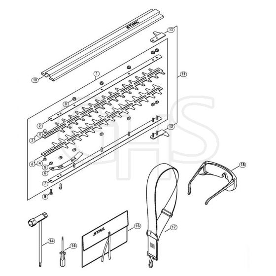 Genuine Stihl HL100 / U - Blade, Tools