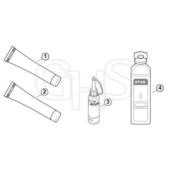 Genuine Stihl HL100 / Y - Miscellaneous lubricants and greases