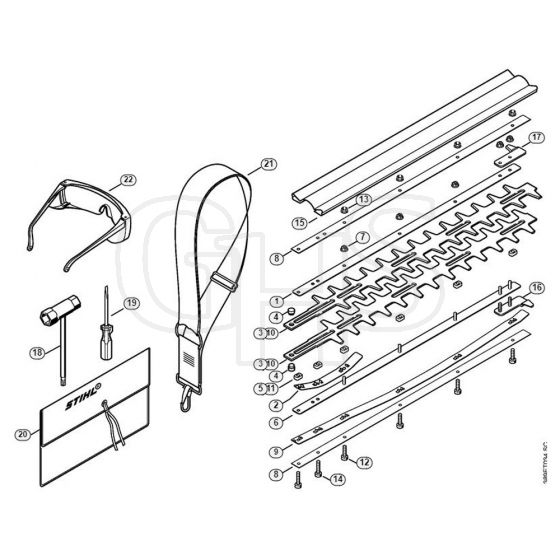 Genuine Stihl HL45 / T - Blade, Tools