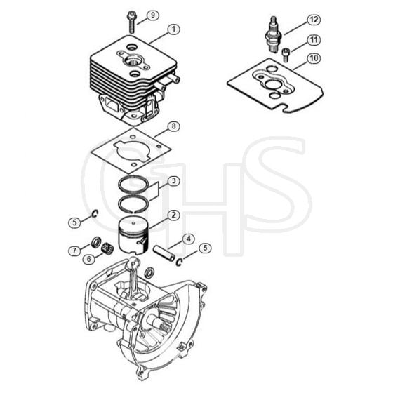 Genuine Stihl HL73 / B - Cylinder