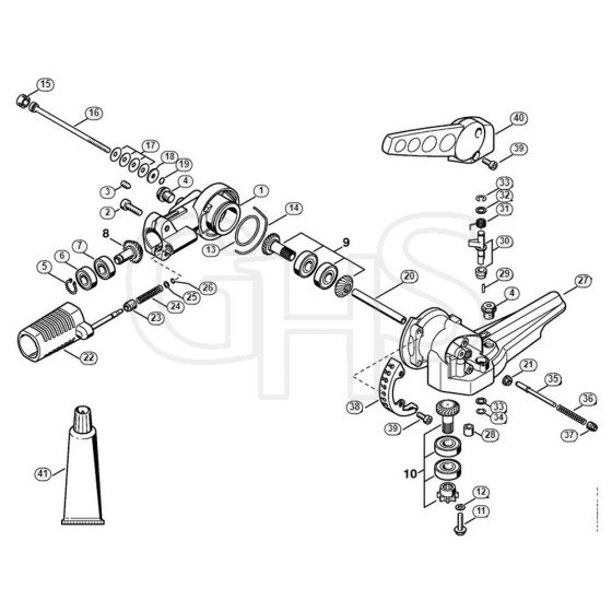 Genuine Stihl HL75 K / R - Angle Drive, Adjustable Thru 135°